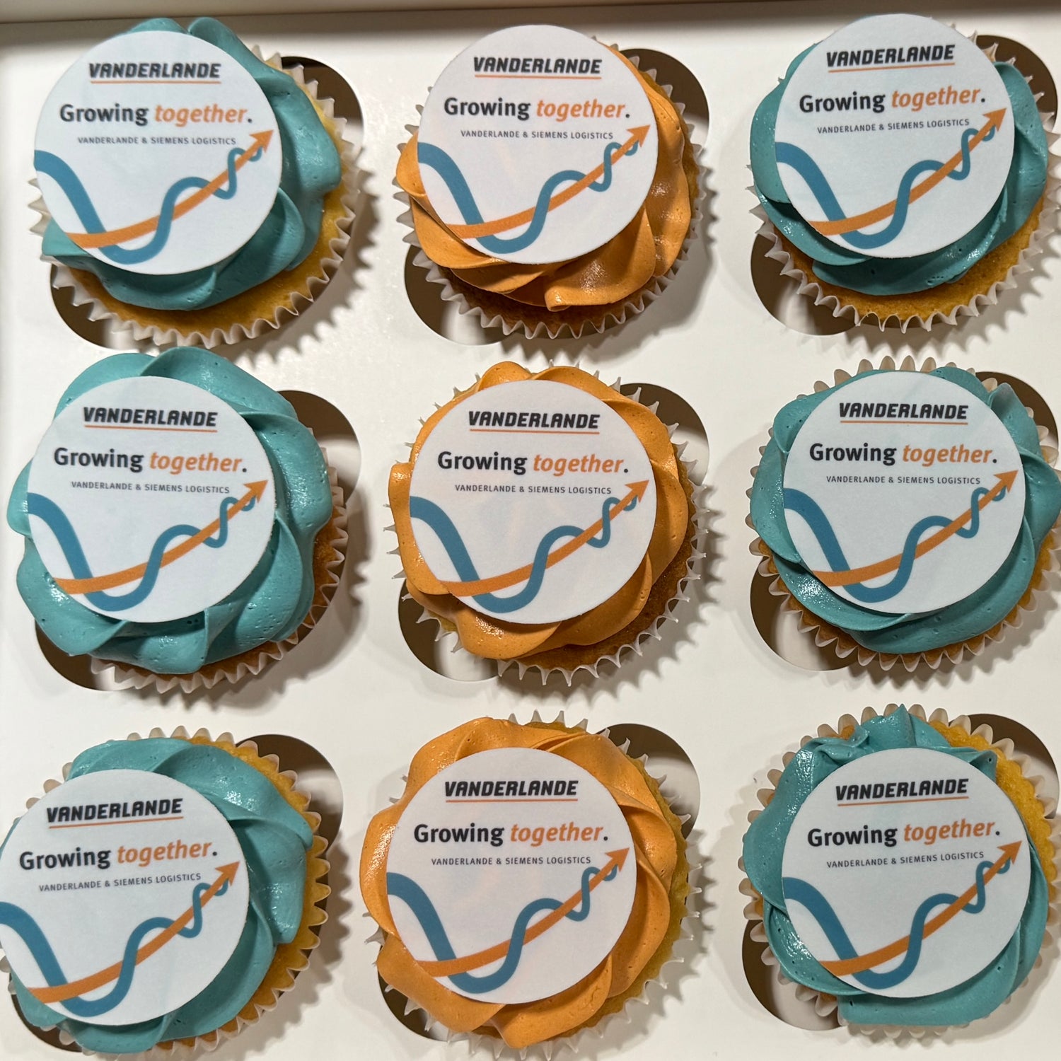 Corporate branded cakes Sweet Vision Buckinghamshire