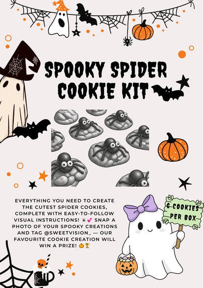 Spooky Spider Cookie Decorating Kit 🕷️👻